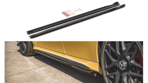 Maxton Design Küszöbtoldat Mercedes-Benz A W177 A45S (2019–) – Fényes Fekete