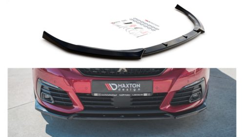 Splitter Peugeot 308 GT II Facelift Front v.1 Gloss Black