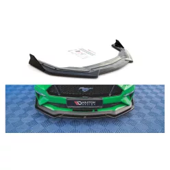   Maxton Design Első Toldat / Splitter Ford Mustang Mk6 GT Facelift (2018–) – Fényes Fekete