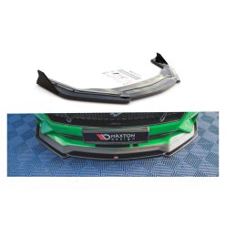   Splitter Ford Mustang VI GT Facelift Front v.2 + flaps Gloss Black