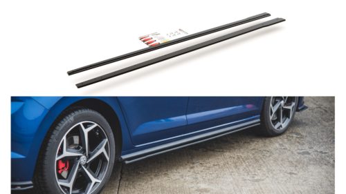 Diffuser Volkswagen Polo VI GTI Side Skirts Racing Black