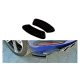 Splitter Volkswagen Golf 7 Facelift R Rear Side Gloss Black