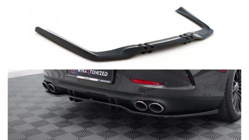 Maxton Design Hátsó Kötény / Diffúzor Mercedes-Benz AMG GT 53 4-Door Coupe – Fényes Fekete