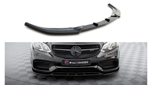 Maxton Design Első Toldat / Splitter Mercedes-Benz E63 AMG W212 Facelift Sedan – Fényes Fekete