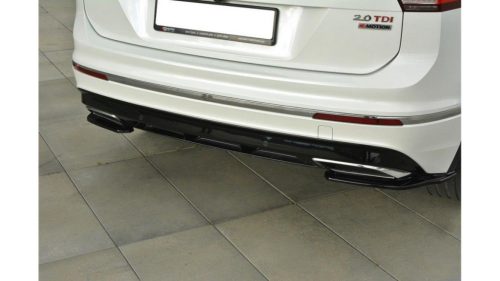 Splitter Volkswagen Tiguan II R-Line Rear Side Gloss Black