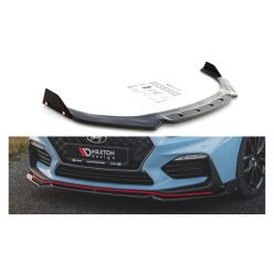 Splitter Hyundai I30 III N Front v.6 + Flaps Gloss Black