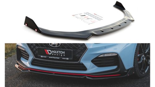 Splitter Hyundai I30 III N Front v.6 + Flaps Gloss Black