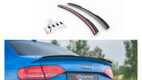 Spoiler Cap Audi A4 B8 Facelift Gloss Black