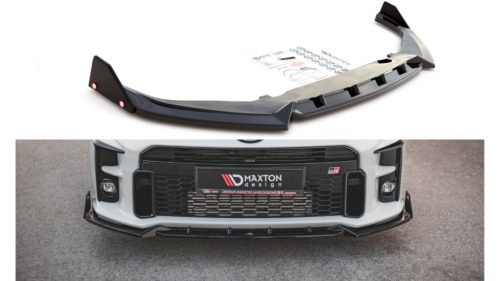Splitter Toyota GR Yaris IV Front v.2 + flaps Gloss Black