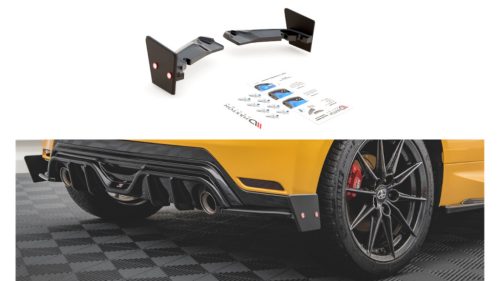 Splitter Toyota GR Yaris IV Rear Side + Flaps v.4 Gloss Black