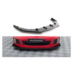   Maxton Design Első Toldat / Splitter Volkswagen Golf VI GTI (2008–2012) – Fekete-Piros