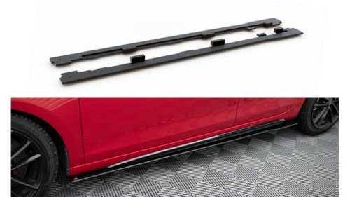 Diffuser Volkswagen Golf VI GTI Side Skirts Racing Black-Red