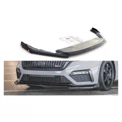   Maxton Design Első Toldat / Splitter Škoda Octavia IV RS (2020–) – Fényes Fekete