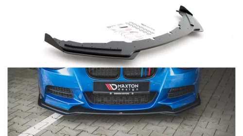 Maxton Design Első Toldat / Splitter BMW 1 F20 M-Pack – Fekete-Piros