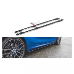   Maxton Design Küszöbtoldat BMW 1 F21 M-Pack – Fényes Fekete
