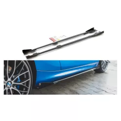   Maxton Design Küszöbtoldat BMW 1 F21 M-Pack – Fényes Fekete