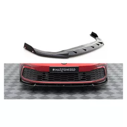   Maxton Design Első Toldat / Splitter Volkswagen Golf Mk8 GTI GTE R-Line (2020–) – Fényes Fekete
