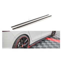   Diffuser Volkswagen Golf 8 GTI GTE GTI Clubsport R-Line Side Skirts Racing Black-Red