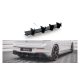 Diffuser Volkswagen Golf 8 GTI Rear Racing Durability v.1 Black-Red