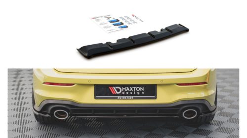 Splitter Volkswagen Golf 8 GTI Clubsport Rear Central Gloss Black