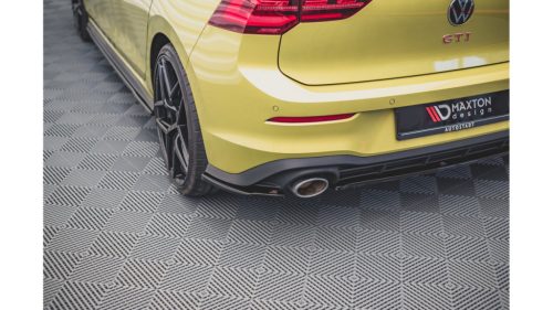 Splitter Volkswagen Golf 8 GTI Clubsport Rear Side v.2 Gloss Black