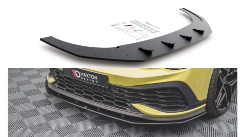 Splitter Volkswagen Golf 8 GTI Clubsport Front Racing Durability Black-Red