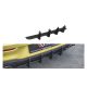 Diffuser Volkswagen Golf 8 GTI Clubsport Rear Racing Durability v.2 Black