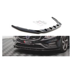 Splitter Volvo S60 II R-Design Front v.2 Gloss Black