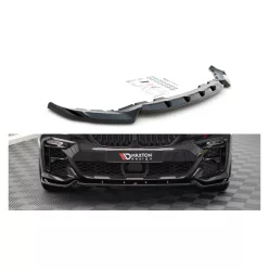   Maxton Design Első Toldat / Splitter BMW X7 G07 M-Pack (2019–) – Fényes Fekete