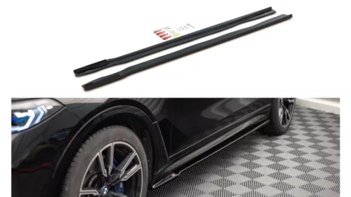 Maxton Design Küszöbtoldat BMW X7 G07 M-Pack (2019–) – Fényes Fekete