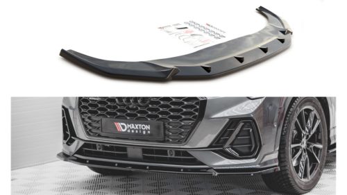 Splitter Audi Q3 F3 Sportback S-Line Front v.2 Gloss Black