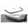 Splitter Mercedes-Benz C W205 Rear Central with Diffuser Gloss Black