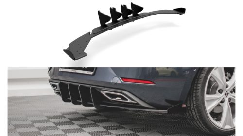 Diffuser Seat Leon FR IV Rear Valance + Flaps Black Racing Durability