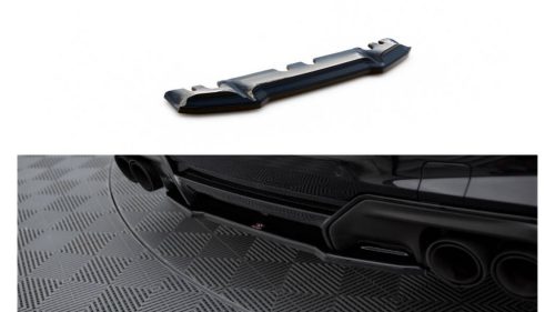 Splitter BMW 8 F93 M-Pack Rear Central Gloss Black