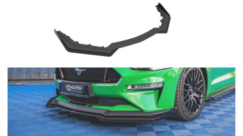 Splitter Ford Mustang VI GT Facelift Front Pro v.1 + flaps Black-Red