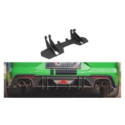   Diffuser Ford Mustang VI GT Facelift Rear Street Pro Black-Red