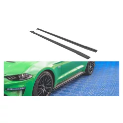   Maxton Design Küszöbtoldat Ford Mustang Mk6 GT Facelift (2018–) – Fekete-Piros