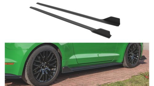 Diffuser Ford Mustang VI GT Facelift Side Skirts Street Pro v.2 Black