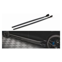   Diffuser Volkswagen Golf 8 R Side Skirts v.2 Gloss Black + Flaps