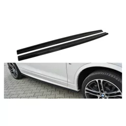   Maxton Design Küszöbtoldat BMW X4 G02 M-Pack – Fényes Fekete