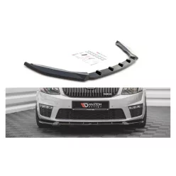   Maxton Design Első Toldat / Splitter Škoda Octavia III RS (2013–2020) – Fényes Fekete