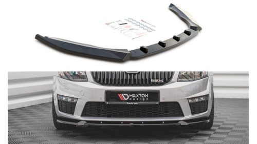 Splitter Skoda Octavia III RS Front v.3 Gloss Black