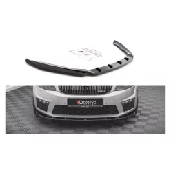   Maxton Design Első Toldat / Splitter Škoda Octavia Mk3 RS (2013–2020) – Fényes Fekete