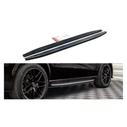   Maxton Design Küszöbtoldat Mercedes-Benz GLE C167 (2019–) – Fényes Fekete