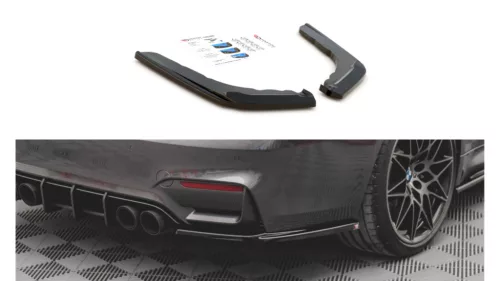 Maxton Design Hátsó Sarokelemek BMW M4 F82 M-Pack (2014–2020) – Fényes Fekete