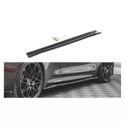   Maxton Design Küszöbtoldat BMW M4 F82 M-Pack – Fényes Fekete