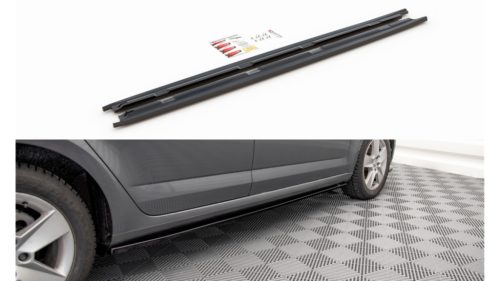 Diffuser Skoda Octavia III Facelift Side Skirts Gloss Black