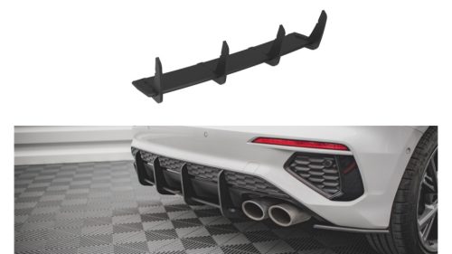 Diffuser Audi S3 8Y Rear Street Pro Black-Red