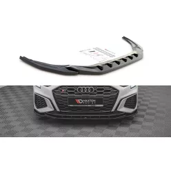   Maxton Design Első Toldat / Splitter Audi S3 / A3 S-Line 8Y (2020–) – Fényes Fekete