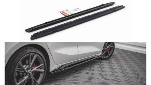 Diffuser Audi A3 8Y S-Line Side Skirts Gloss Black